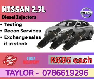 Nissan 2.7l Diesel Injector For Sale