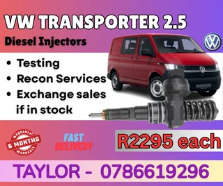 Vw Transporter 2.5 Diesel Injector For Sale
