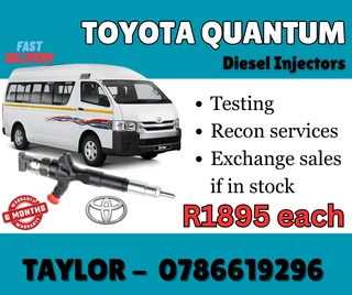 Toyota Quantum Diesel Injector For Sale