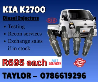 KIA K2700 diesel injector for sale