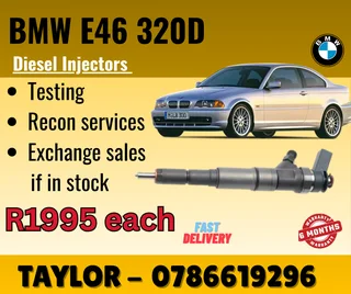 BMW E46 320D diesel injector for sale
