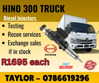 Hino 300 Truck Diesel Injector For Sale