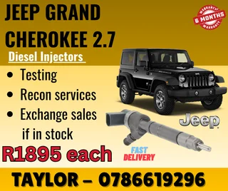 Jeep Grand Cherokee 2.7 Diesel Injector For Sale