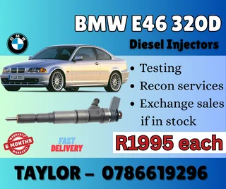 BMW E46 320D diesel injector for sale
