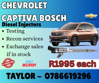 Chevrolet Captiva Bosh Diesel Injector For Sale