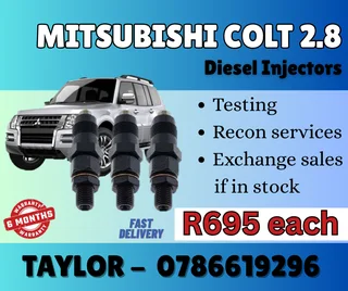 Mitsubishi Colt 2.8 Diesel Injector For Sale