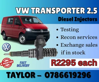 Vw Transporter 2.5 Diesel Injector For Sale
