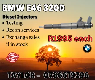 BMW E46 320D diesel injector for sale