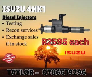 Isuzu 4hk1 Diesel Injector For Sale