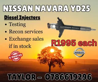 Nissan Navara Yd25 Diesel Injector For Sale