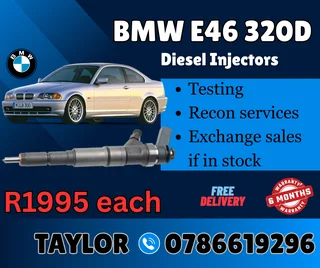 BMW E46 320D diesel injector for sale