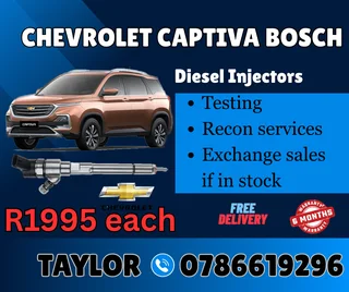 Chevrolet Captiva Bosch Diesel Injector For Sale