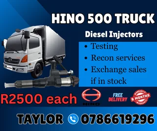 Hino 500 Truck Diesel Injector For Sale