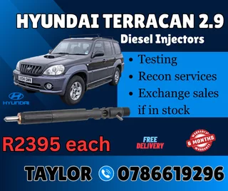 Hyundai Terracan 2.9 Diesel Injector For Sale