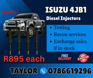 Isuzu 4jb1 Diesel Injector For Sale