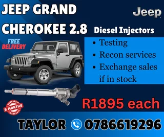 Jeep Grand Cherokee 2.8 Diesel Injector For Sale