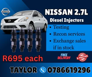 Nissan 2.7l Diesel Injector For Sale
