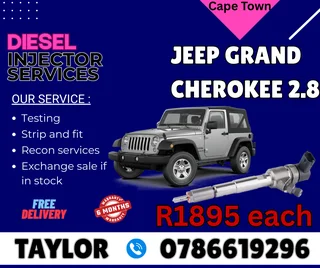 Jeep Grand Cherokee 2.8 Diesel Injector For Sale