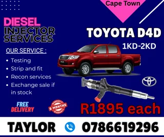 Toyota D4d 1kd/2kd Diesel Injector For Sale