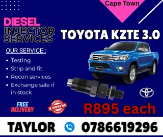 Toyota Kzte 3.0 Diesel Injector For Sale