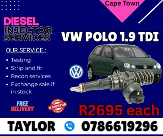 VW POLO 1.9 diesel injector for sale