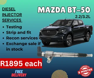 Mazda Bt-50 2.2/3.2l Diesel Injector For Sale