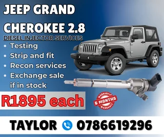 Jeep Grand Cherokee 2.8 Diesel Injector For Sale
