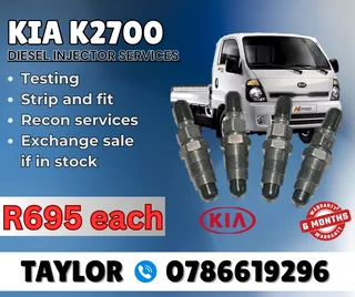 KIA K2700 diesel injector for sale