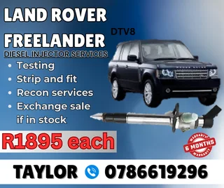 Land Rover Freelander Dtv8 Diesel Injector For Sale