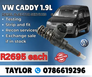 Vw Caddy 1.9l Diesel Injector For Sale