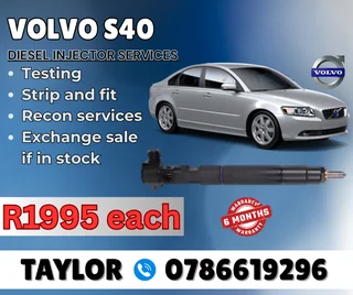 Volvo S40 Diesel Injector For Sale