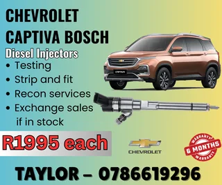 Chevrolet Captiva Bosch Diesel Injector For Sale