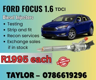 Ford Focus 1.6 Tdci Diesel Injector For Sale