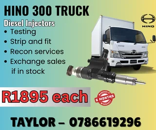 Hino 300 Truck Diesel Injector For Sale