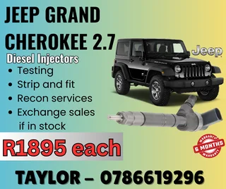 Jeep Grand Cherokee 2.7 Diesel Injector For Sale