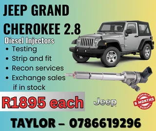 Jeep Grand Cherokee 2.8 Diesel Injector For Sale