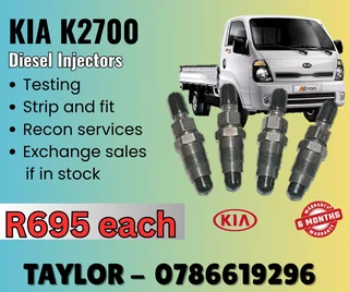 KIA K2700 diesel injector for sale