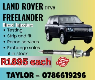 Land Rover Dtv8 Diesel Injector For Sale