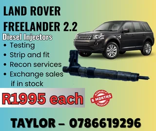 Land Rover Freelander 2.2 Diesel Injector For Sale