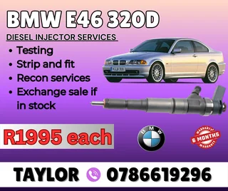 BMW E46 320D diesel injector for sale