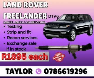 Land Rover Freelander Dtv6 Diesel Injectors For Sale
