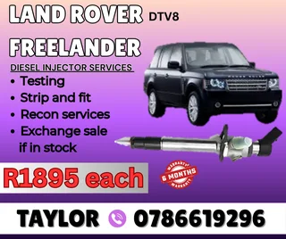 Land Rover Freelander Dtv8 Diesel Injector For Sale