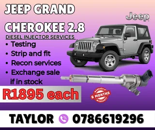 Jeep Grand Cherokee 2.8 Diesel Injector For Sale