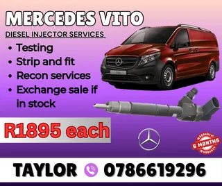 Mercedes Vito Diesel Injector For Sale