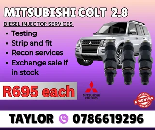 Mitsubishi Colt 2.8 Diesel Injector For Sale