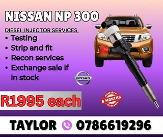 Nissan Np 300 Diesel Injector For Sale