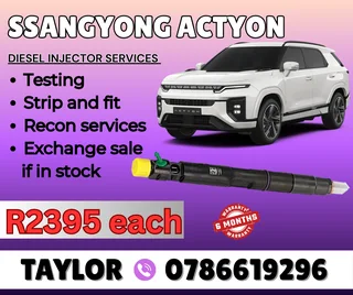 Ssangyong Actyon Diesel Injector For Sale