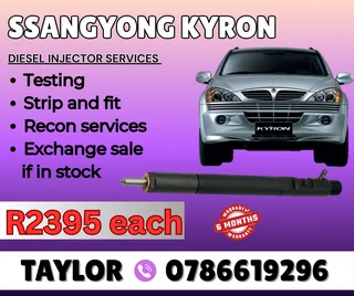 Ssangyong Kyron Diesel Injector For Sale