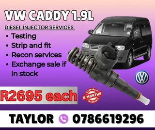 Vw Caddy 1.9l Diesel Injector For Sale