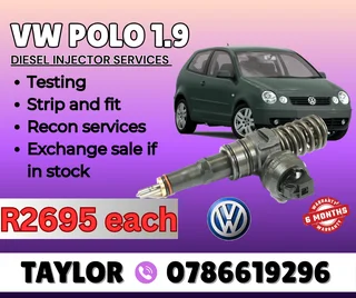 VW POLO 1.9 diesel injector for sale